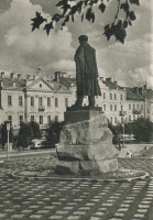 Ретро открытки - Памятник П.Цвирке в Вильнюсе.
