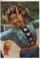 Ретро открытки - Вьетнамская танцовщица.