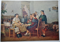 Ретро открытки - (5-3) Открытки.У больной подруги.Кирчанов 1955 социализм чистые 150 руб