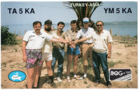 Ретро открытки - QSL-карточка Турция - Turkey (двусторонние)