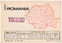 Ретро открытки - QSL-карточка Румыния - Romania (односторонние)