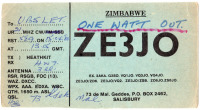 Ретро открытки - QSL-карточка Зимбабве - Zimbabwe (односторонние)