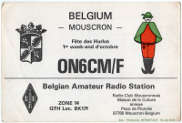 Ретро открытки - QSL-карточка Бельгия - Belgium (двусторонние)