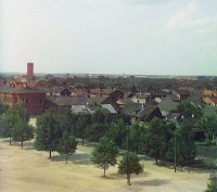 Латвия - Город Двинск. Вид с юго-востока с колокольни военного собора.