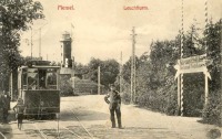 Литва - Клайпеда (Мемель).  Конечная остановка трамвая №3. Около 1900 года