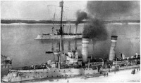 Литва - Клайпеда (Мемель). Немецкие крейсера.
