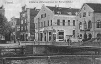 Литва - Клайпеда (Мемель). Фридрих Вильгельм штрассе и Биржевой мост.
