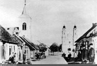 Литва - Вержболово. Лютеранская церковь в перспективе улицы Гедиминаса