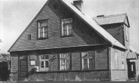 Литва - Паневежис. В этом доме находился штаб вооруженного восстания 1918 года