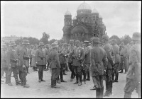 Рига - Германские войска на эспланаде в Риге в сентябре 1917 года