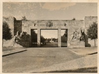 Рига - Ворота Братского кладбища в Риге