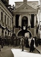 Вильнюс - Похоронная процессия с сердцем Юзефа Пилсудского.