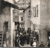 Вильнюс - Вильна. Улочка напротив Старой синагоги