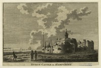 Англия - Замки и дворцы Англии. Херст-Касл, графство Гемпшир, 1786