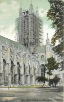 Лондон - Колокольня Гарри Тауэр и Кентерберийский собор