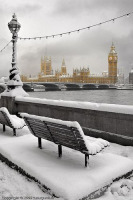 Лондон - Лондон  під снігом.