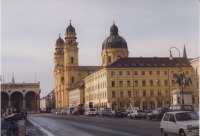 Мюнхен - Людвигштрассе с Театинер -церковью