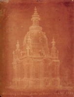 Дрезден - Старейший снимок Дрездена 1839 г.
