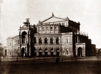 Дрезден - Der zweite Bau der Dresdner Semperoper Германия