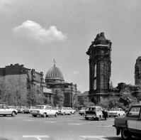 Дрезден - Дрезден. Женская церковь, разрушенная во время англо-американской бомбардировки города