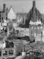 Нюрнберг - Руины города Нюрнберг осенью 1945 года