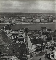 Будапешт - 1959. Будапешт. Вид с рыбацкого бастиона на Пешт