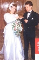 Ретро свадьба - Светлана Медведева и Дмитрий Медведев, в 1993