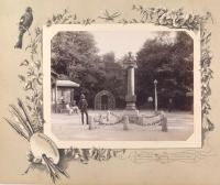 Кишинёв - Памятник А.С. Пушкину в Городском саду, 1889