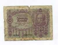 Старинные деньги (бумажные, монеты) - 20 крон