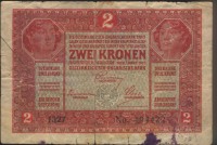 Старинные деньги (бумажные, монеты) - 2 кроны
