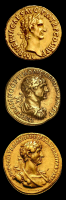 Старинные деньги (бумажные, монеты) - Нервы Aureus Concordia.png Траяна Aureus 90010149.jpg Адриана aureus.jpg