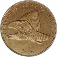 Старинные деньги (бумажные, монеты) - Описание:	изображение летящего белоголового орлана — геральдического символа США