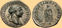 Старинные деньги (бумажные, монеты) - Денарий 103 - 111 гг.