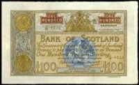 Старинные деньги (бумажные, монеты) - Бона - 100 фунтов банка Шотландии
