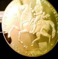 Старинные деньги (бумажные, монеты) - 10 дукатов, принц Вильгельм, золотая монета