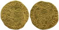 Старинные деньги (бумажные, монеты) - Папа римский Юлий II, флорин 1503-1513 гг