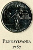 Старинные деньги (бумажные, монеты) - Пенсильвания.