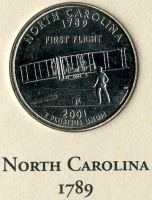 Старинные деньги (бумажные, монеты) - Северная Каролина.