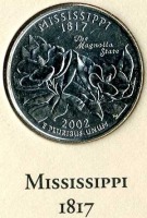 Старинные деньги (бумажные, монеты) - Миссисипи.