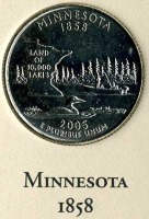Старинные деньги (бумажные, монеты) - Миннесота.