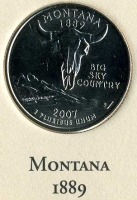Старинные деньги (бумажные, монеты) - Монтана.