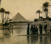 Египет - Пирамида Хеопса в 19 веке