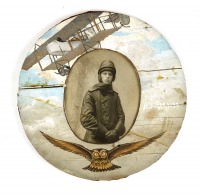 Ретро знаменитости - Фото летчика 1-й истребительной авиагруппы И. У. Павлова.