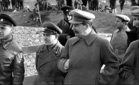 Ретро знаменитости - Сталин на строительстве канала Москва-Волга
