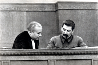 Ретро знаменитости - Н.С. Хрущев и И.В. Сталин 1936