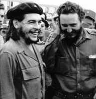Ретро знаменитости - Че Гевара и Фидель Кастро.