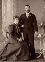 Ретро знаменитости - Цесаревич Николай Александрович и принцесса Алиса Гессенская . Август  1894. Великобритания.