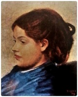 Ретро знаменитости - Портрет мадемуазель Добиньи. 1869