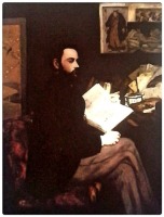 Ретро знаменитости - Портрет Эмиля Золя. 1868