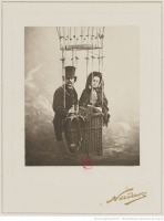 Ретро знаменитости - Феликс и Эрнестина Надар в гондоле, 1895-1899